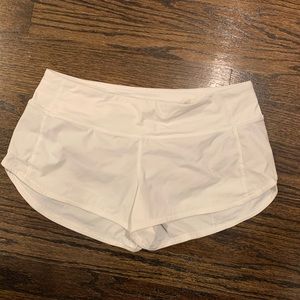 Lululemon Speed Up Short White Size 6